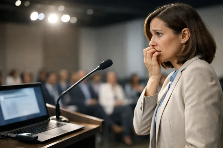 What Causes Presentation Stage Fright?